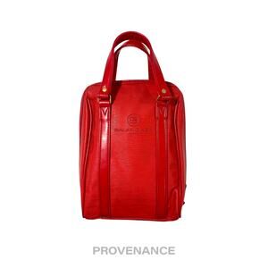 🔴 Balenciaga X Dunlop Clamshell Small Tote Bag - Red